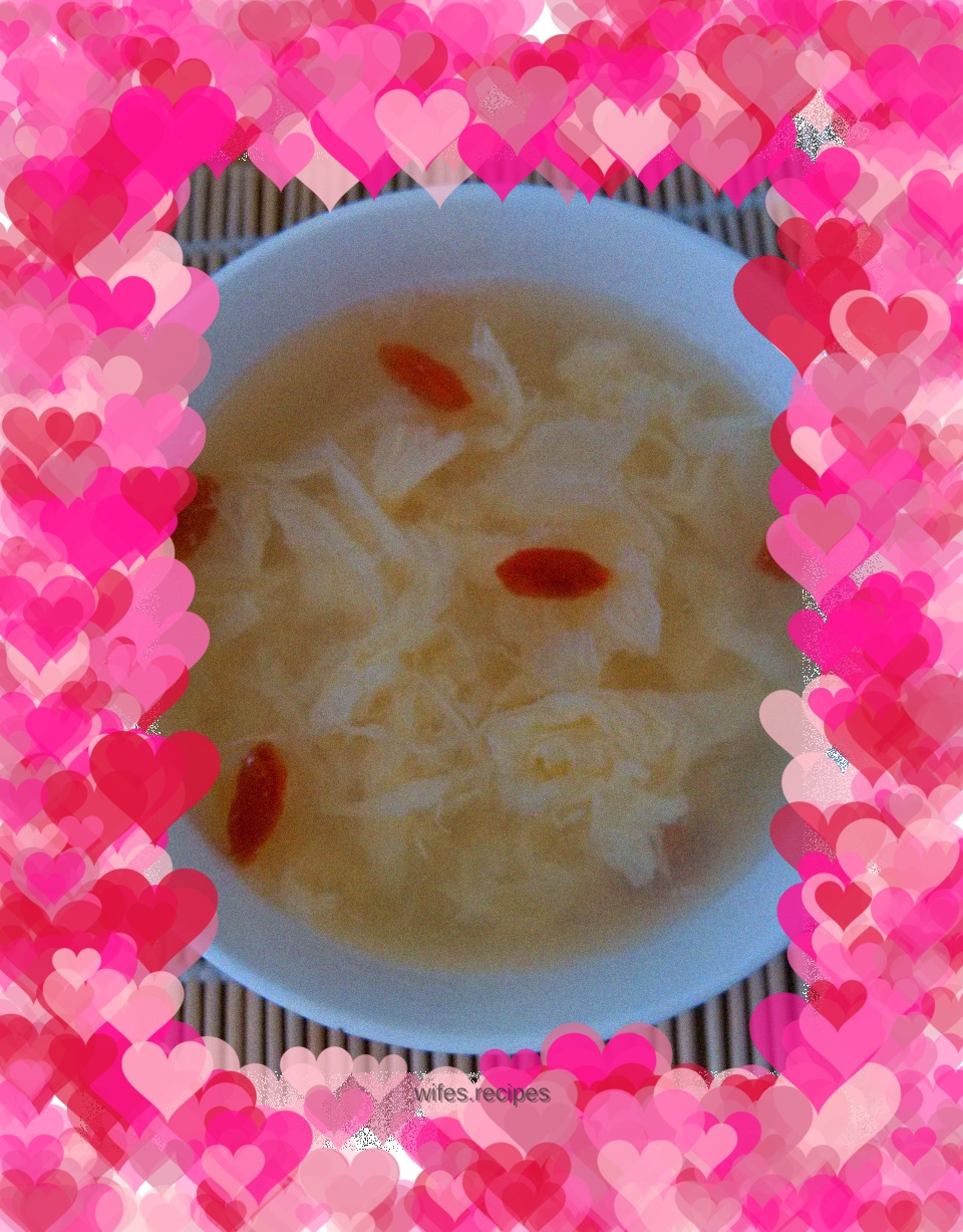 Fermented fermented egg soup