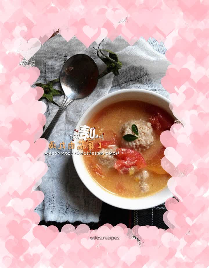 If you want to eat tomatoes, throw in some meatballs [Tomato and Meatball Soup]