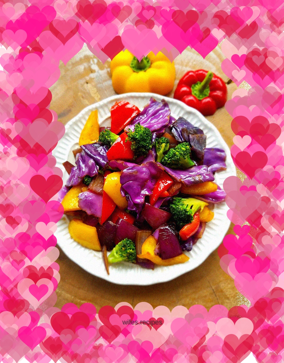 Stir-fried vegetables