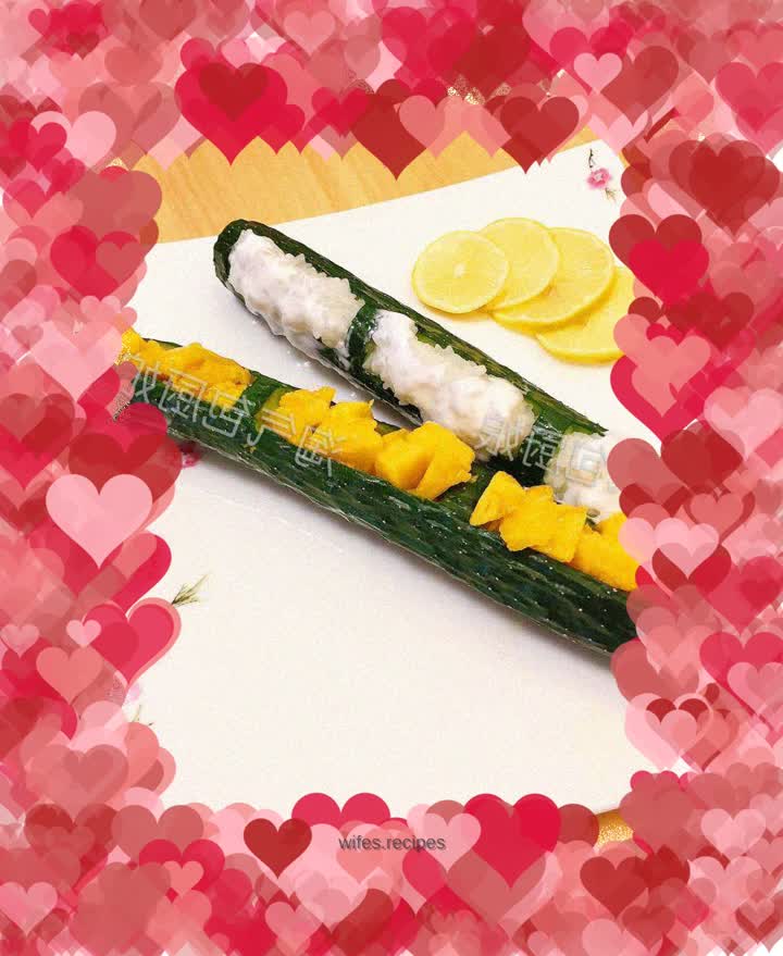 Mango sticky rice mini “bamboo tube” rice