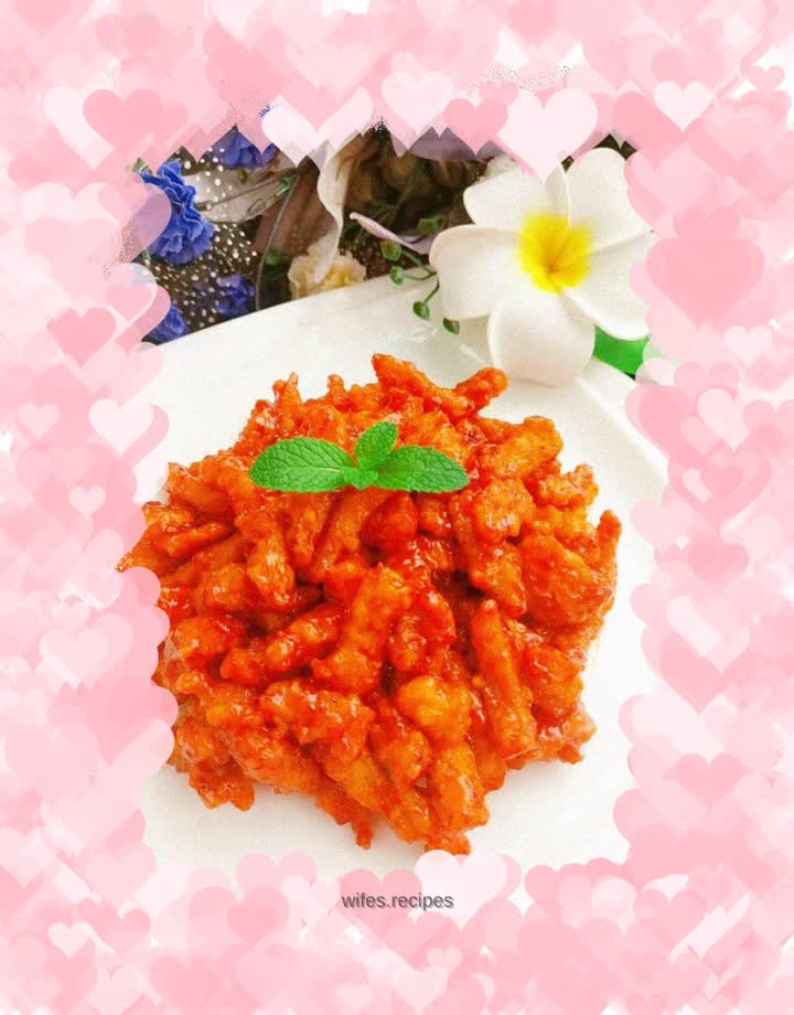 Sweet and sour pork loin
