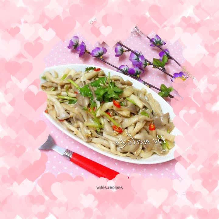 Cold oyster mushrooms