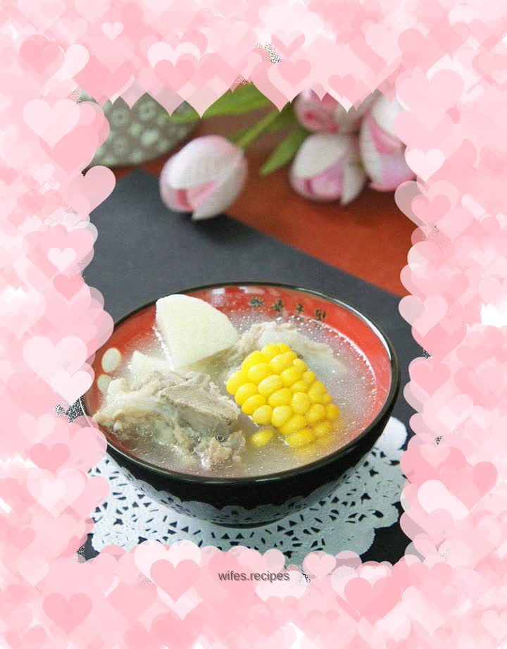 【Fresh Huaishan Corn Pork Ribs Soup】