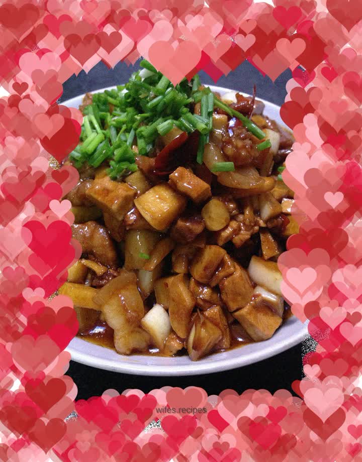 Self-fried Shanghai-style spicy pork toppings