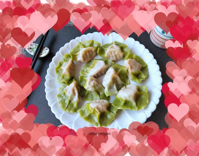 Jade Shrimp and Pork Dumplings