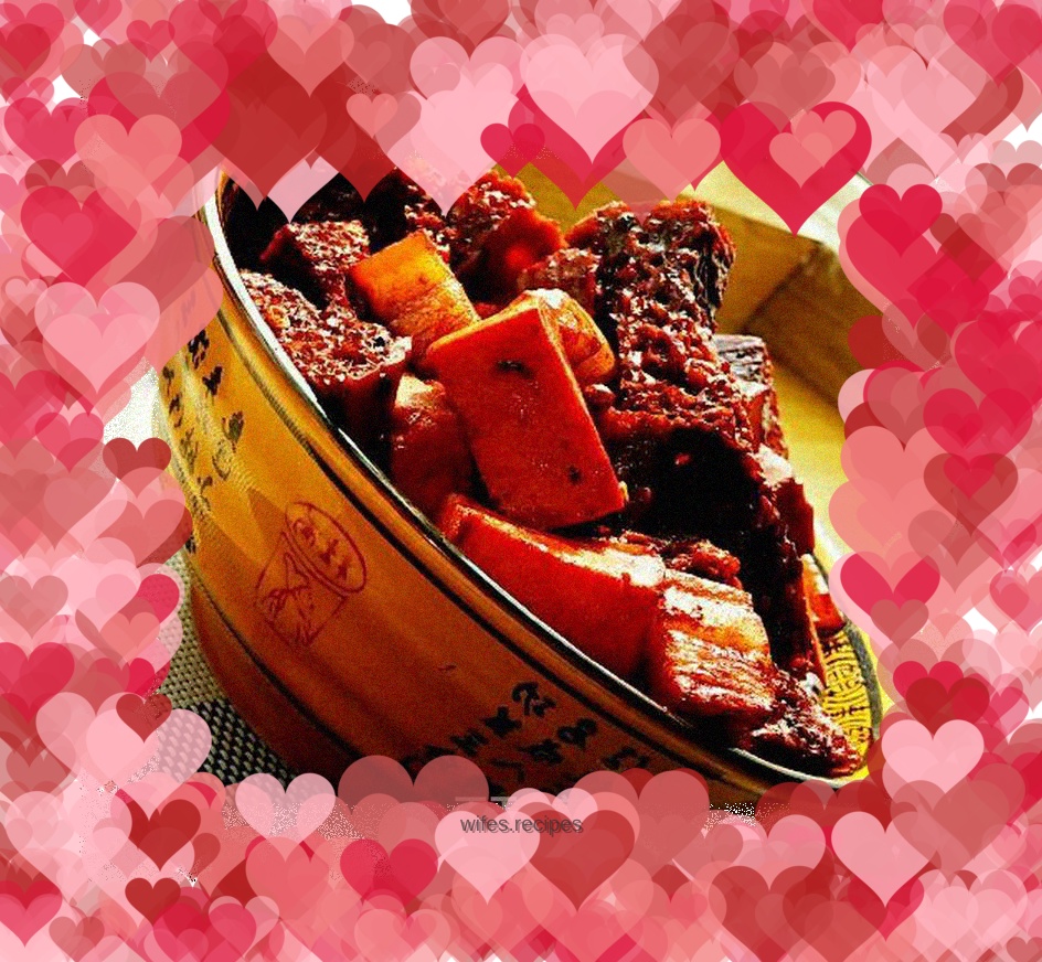 Red wine braised pork