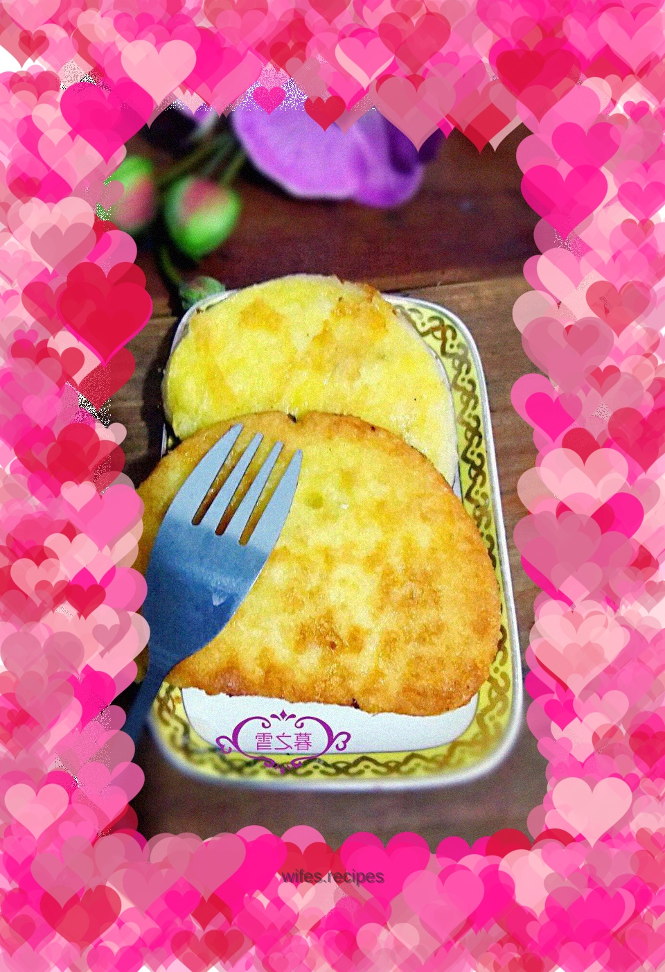 Pan-fried steamed bun slices