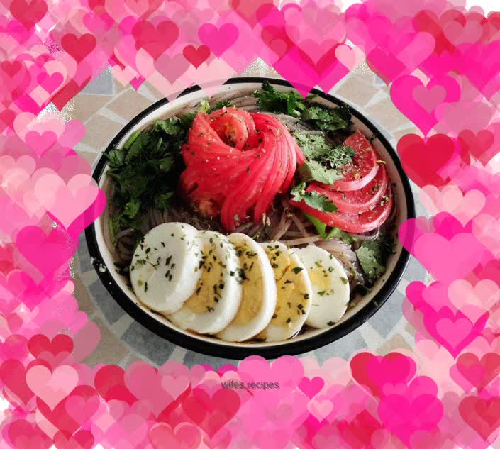 Homemade cold noodles