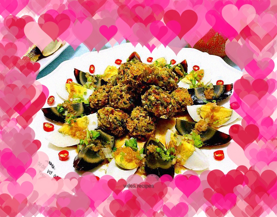 Garlic Double Egg Platter