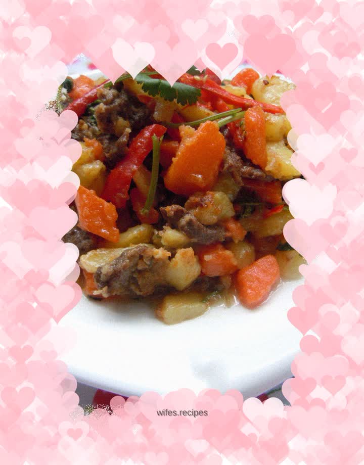 Winter Energy-----[Baked Beef with Colorful Vegetables]