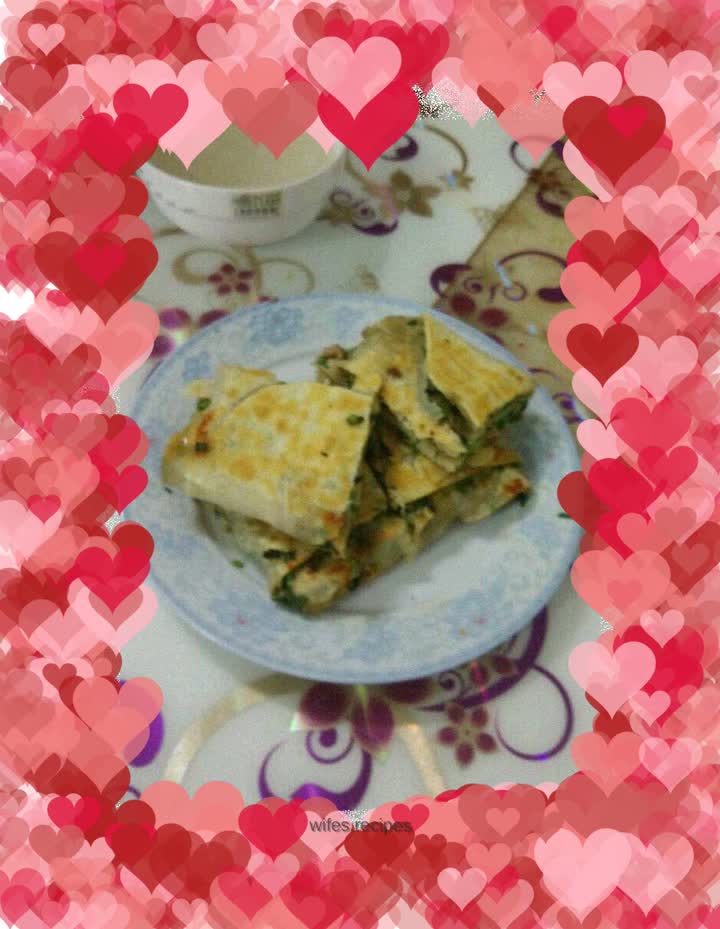 Thousand-layer cake with chrysanthemum meat stuffing