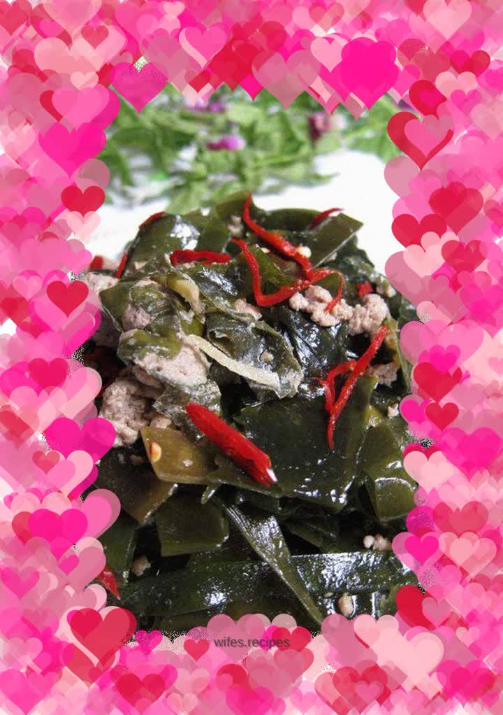 Minced Pork and Kelp