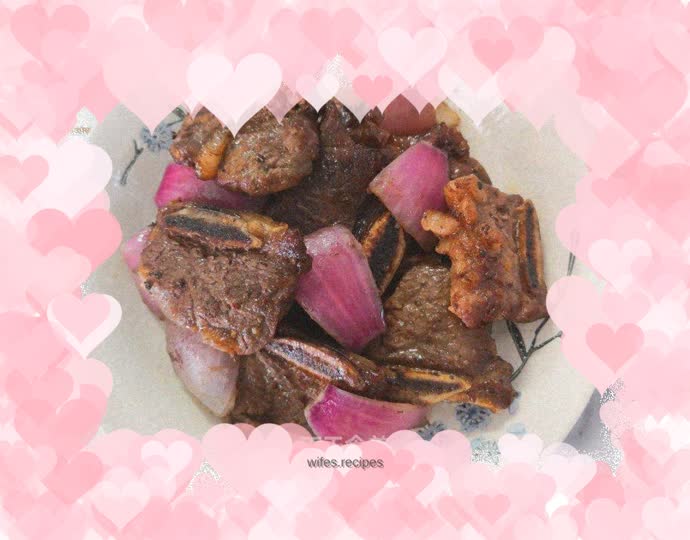 Black pepper beef ribs