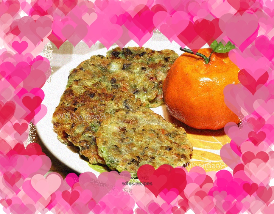 Pan-fried vegetable pancake