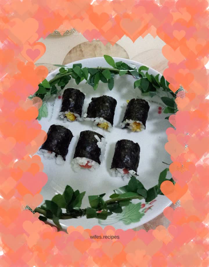 Simple and delicious sushi