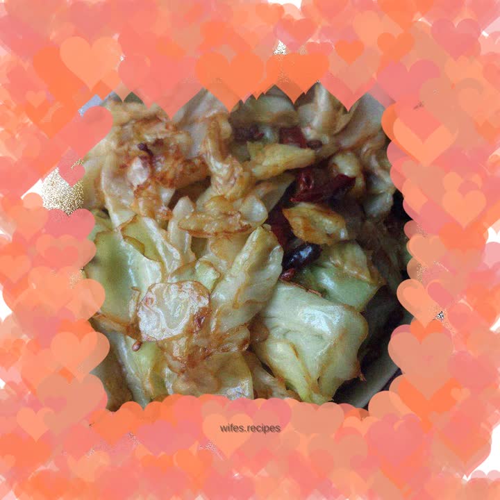Spicy hand-shredded cabbage