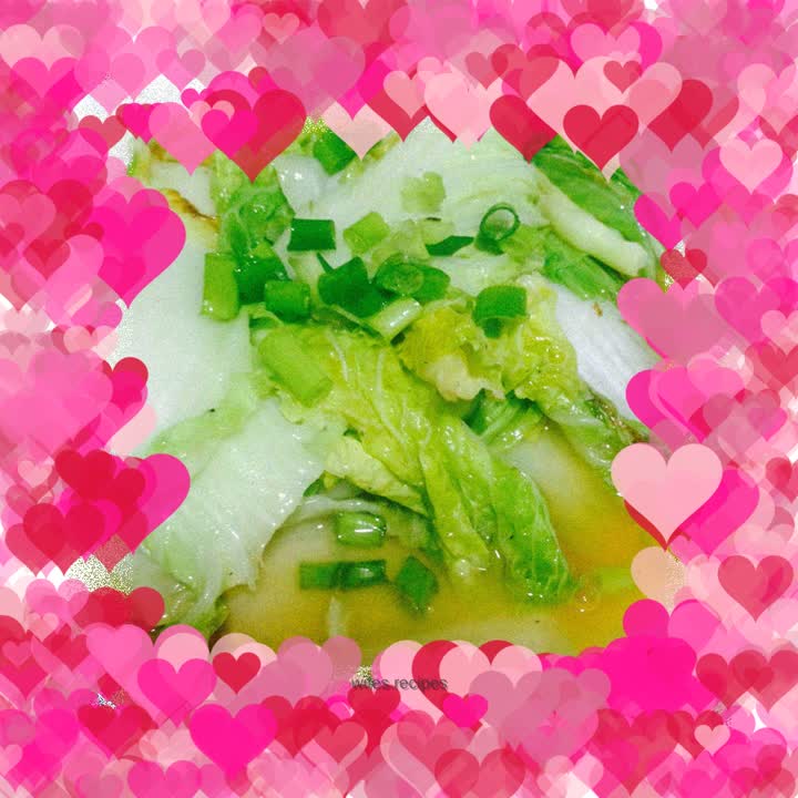 Stir-fried Chinese cabbage