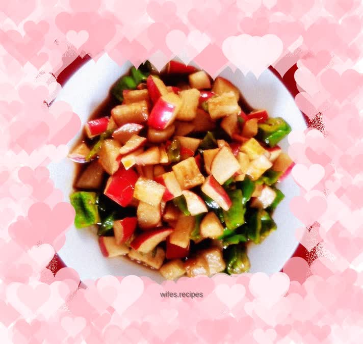 Mixed with water radish