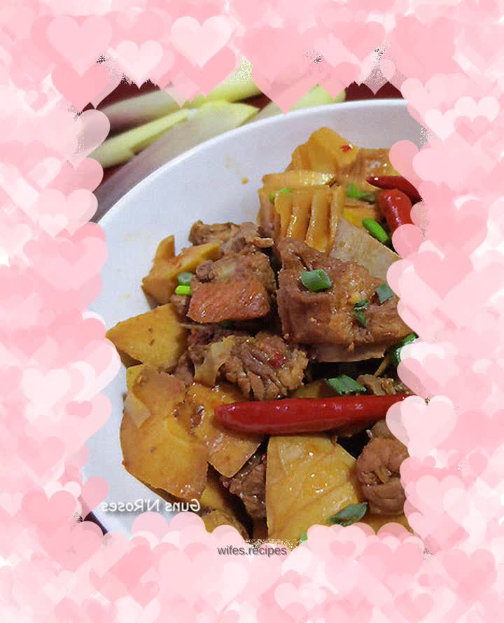 Grilled Pork Ribs with Bamboo Shoots
