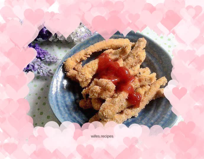 Air fryer version of boneless chicken tenders