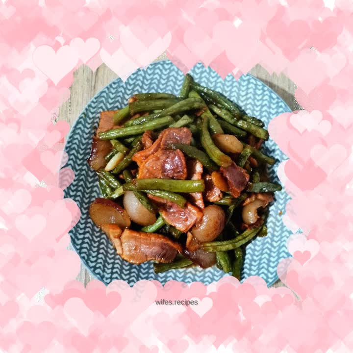 Braised Beans with Bacon