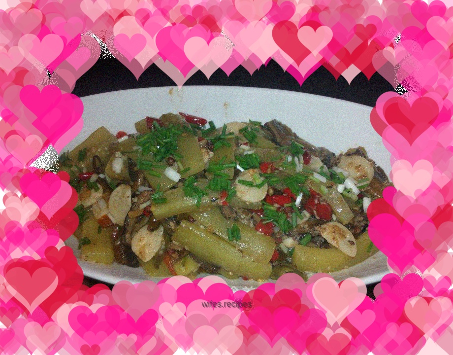 Braised eel with cucumber