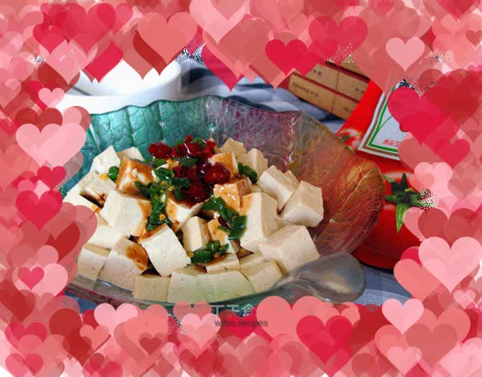 Scallion tofu