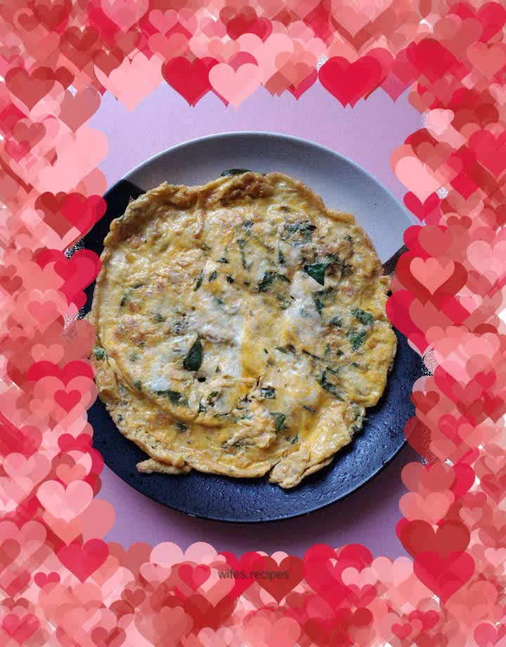 Nine-story pagoda with dried radish omelette