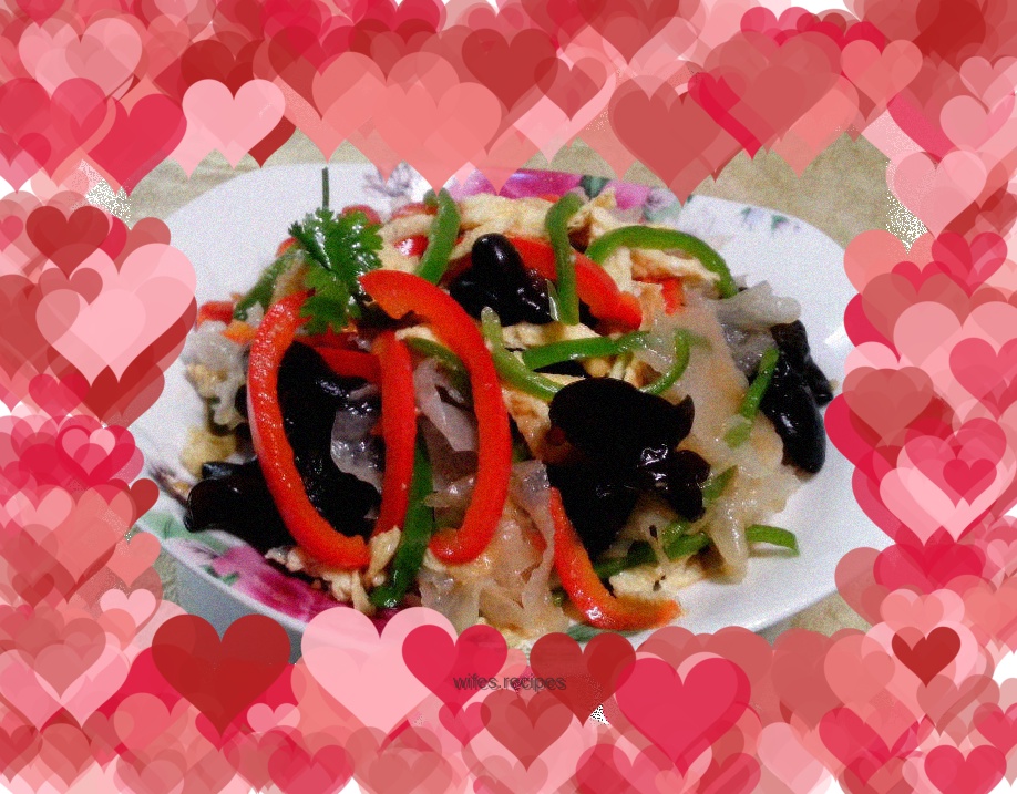 Garlic black and white fungus