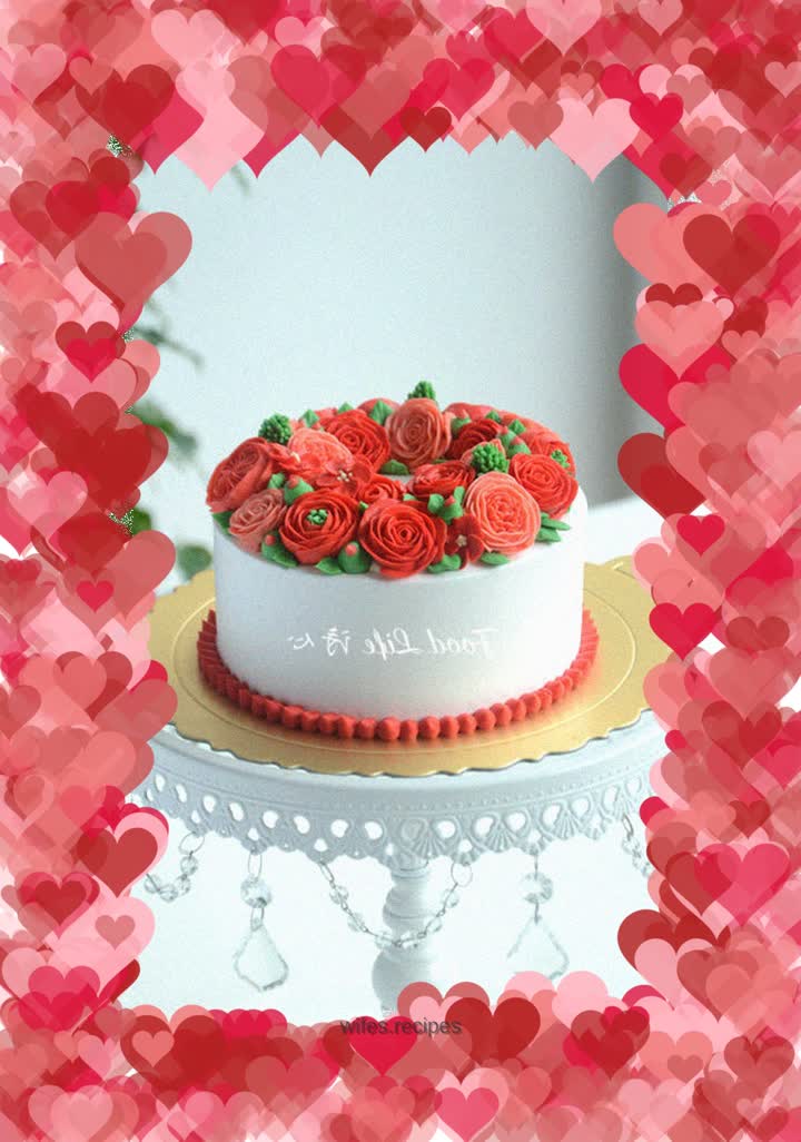 【Korean style decorated cake】