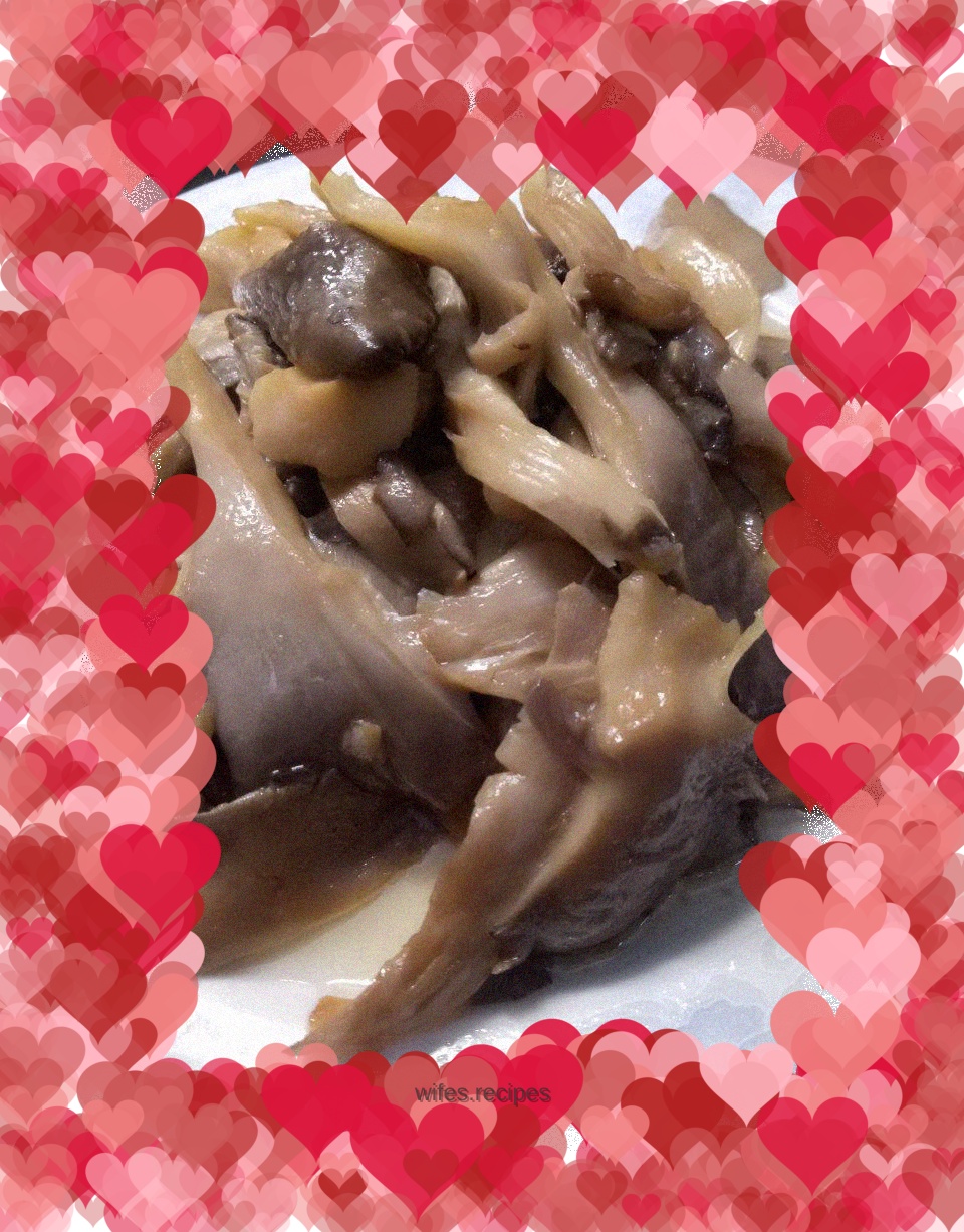 Vegetarian fried oyster mushrooms