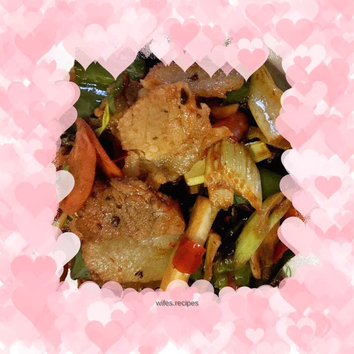 Air fryer version of twice-cooked pork