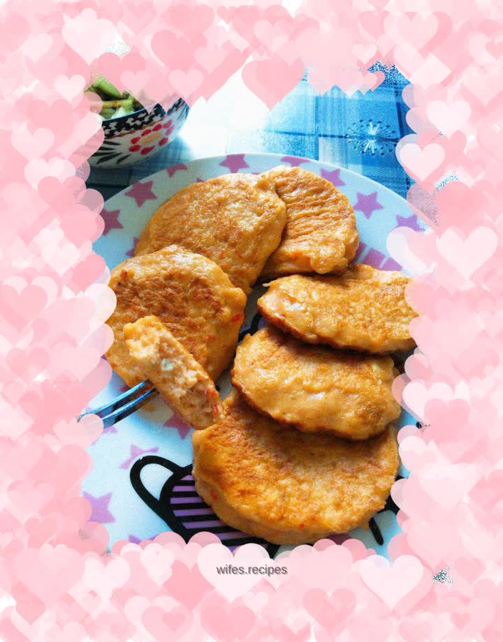 Shrimp and tofu cake