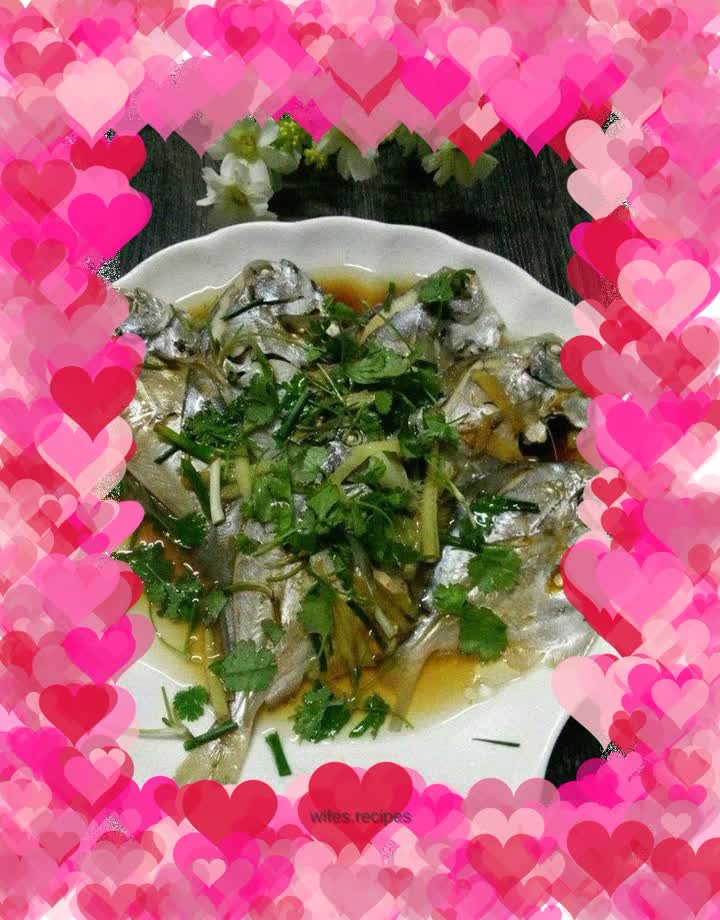 Steamed pomfret