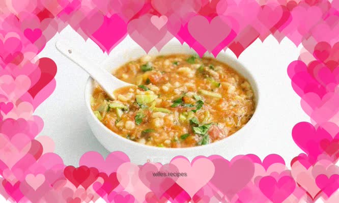 Simple and delicious pimple soup