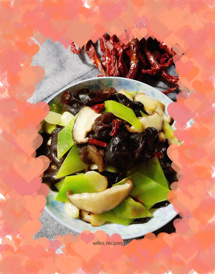 Three kinds of vegetables