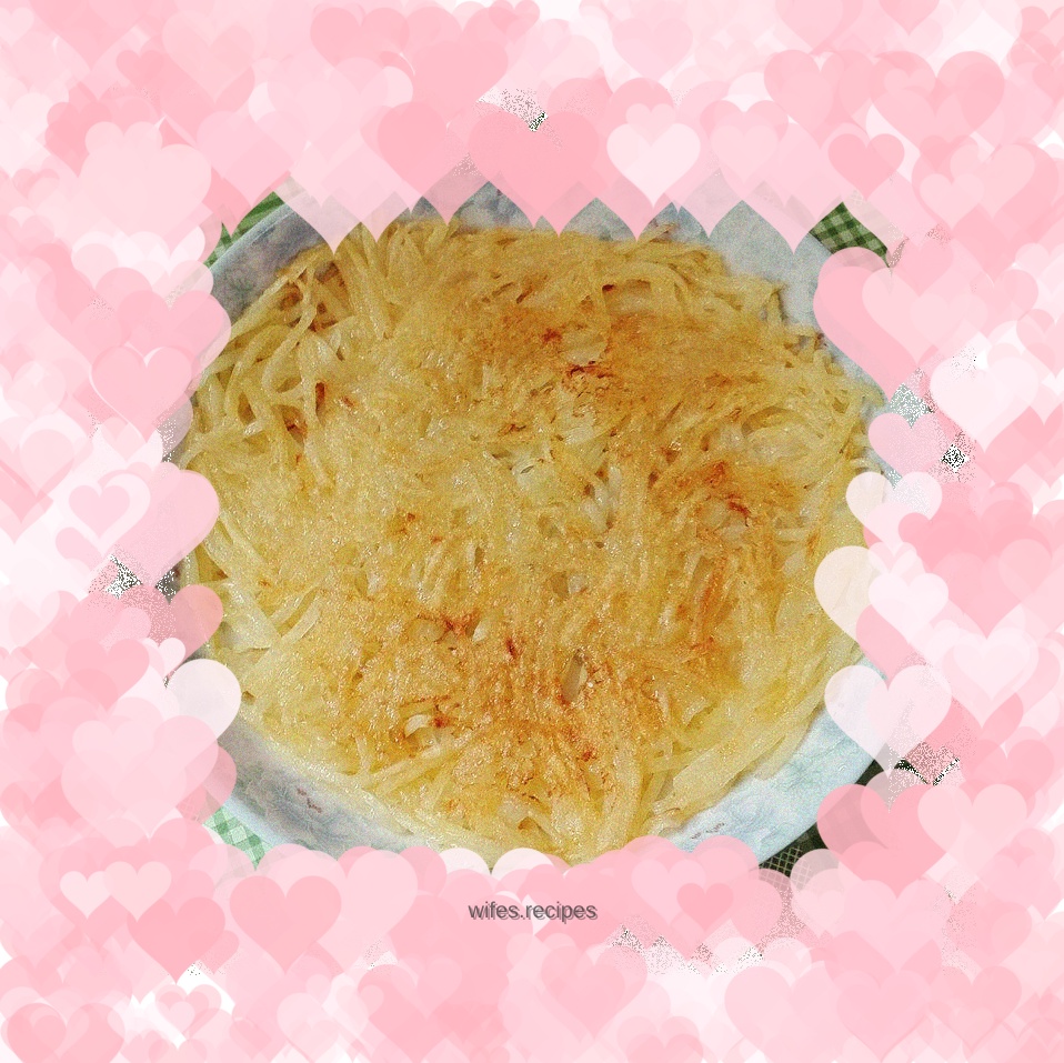 Potato shredded cake
