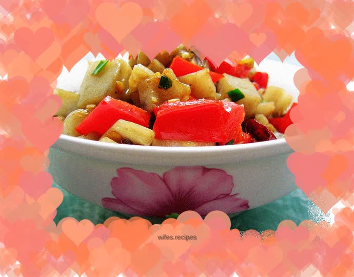Spicy diced lotus root