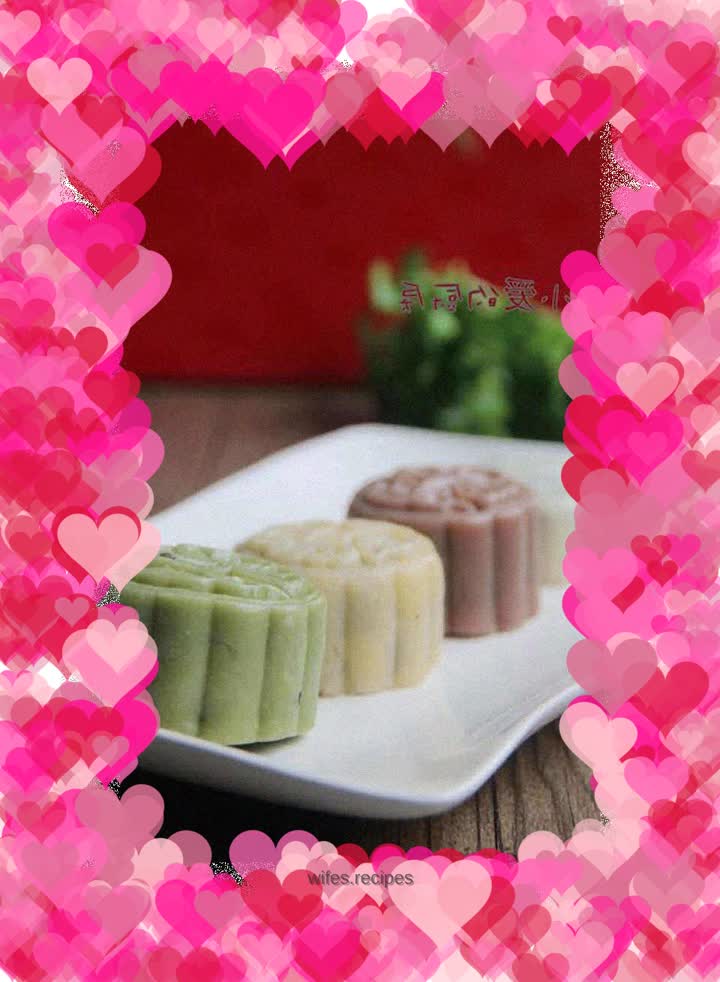 Four Colors Date Puree Snowskin Mooncake