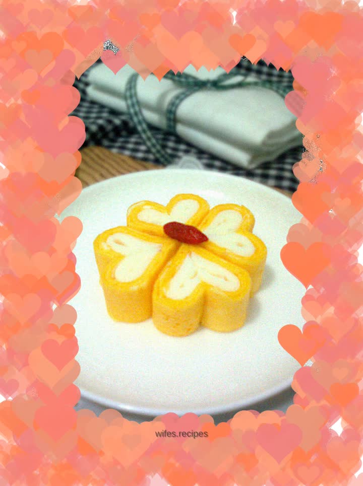 Floral love egg rolls