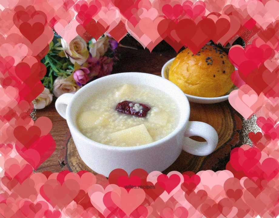 Millet, Red Dates and Apple Porridge