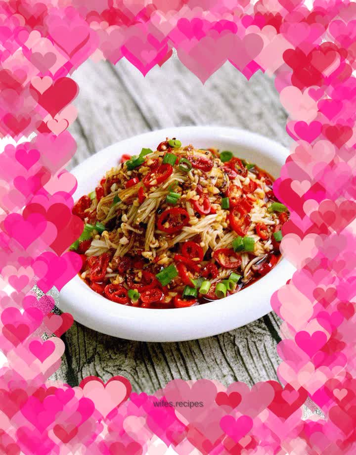 Double Toppings Enoki Mushrooms
