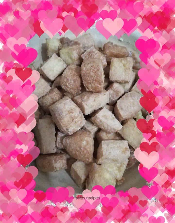 Fried tofu