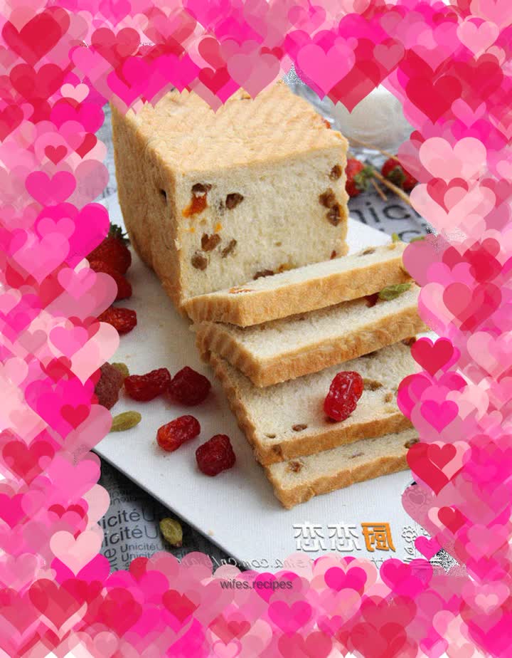 Preserved fruit toast