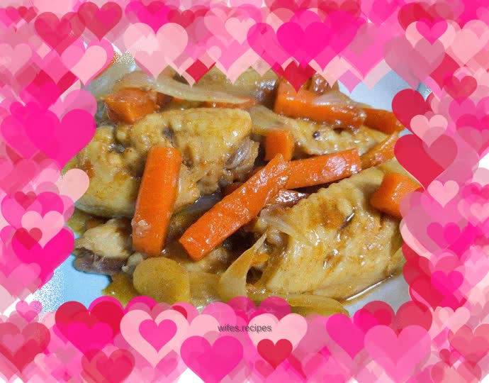 Braised chicken wings with onions