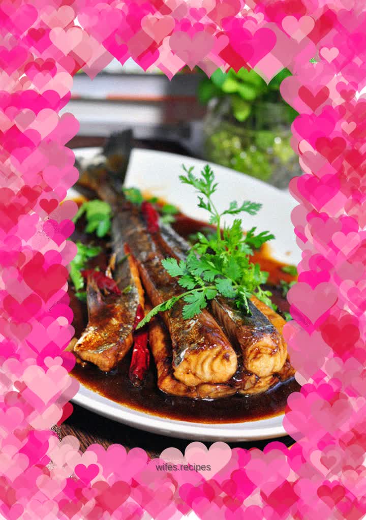 Braised Spanish Mackerel Tail