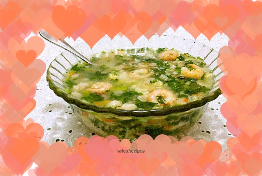 Seasonal Vegetable and Shrimp Soup