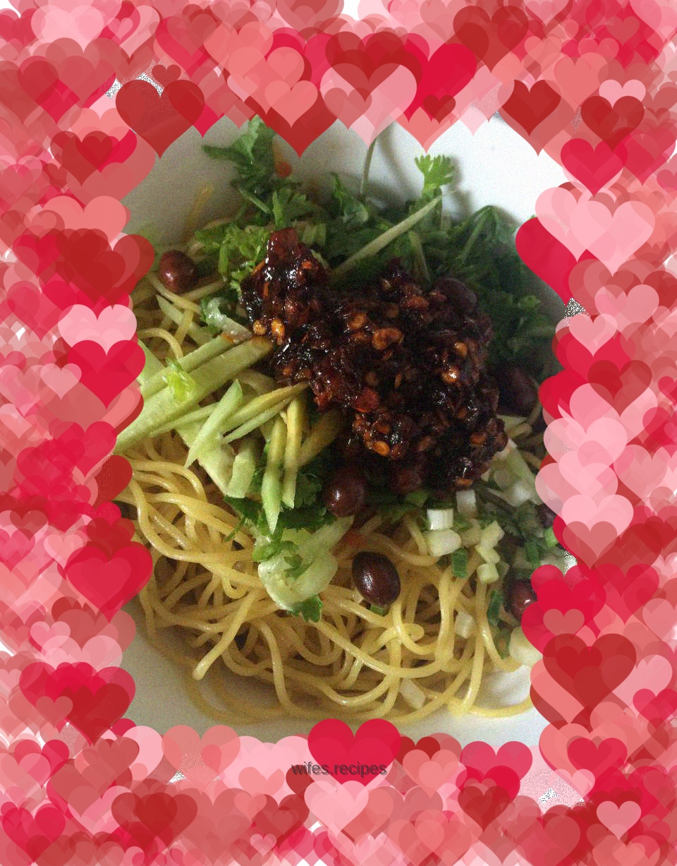 Homemade cold noodles