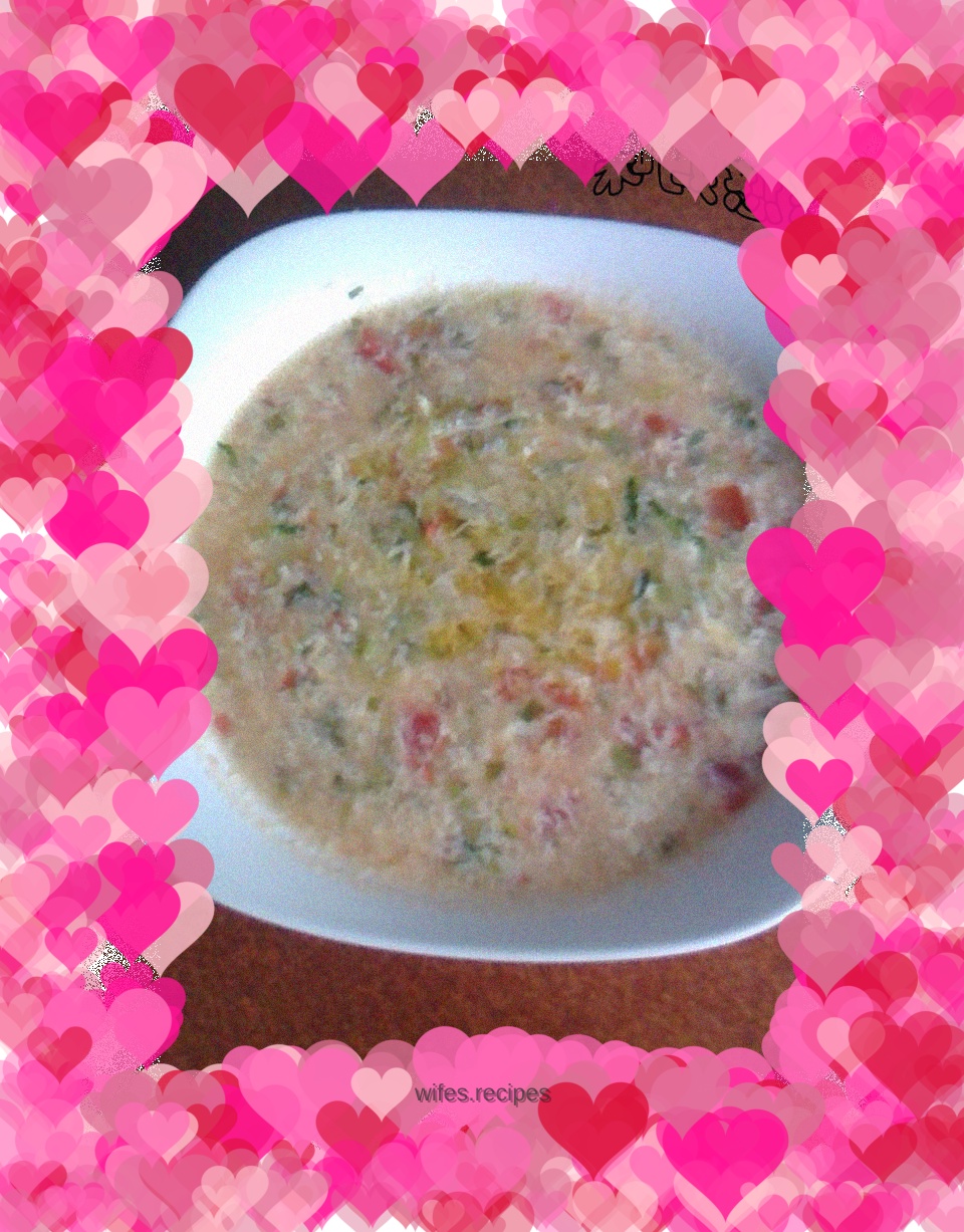 Tomato, Cucumber and Egg Drop Soup