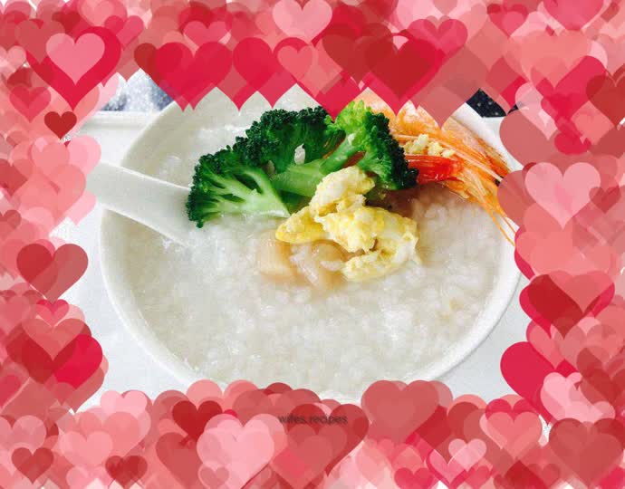 Scallop porridge